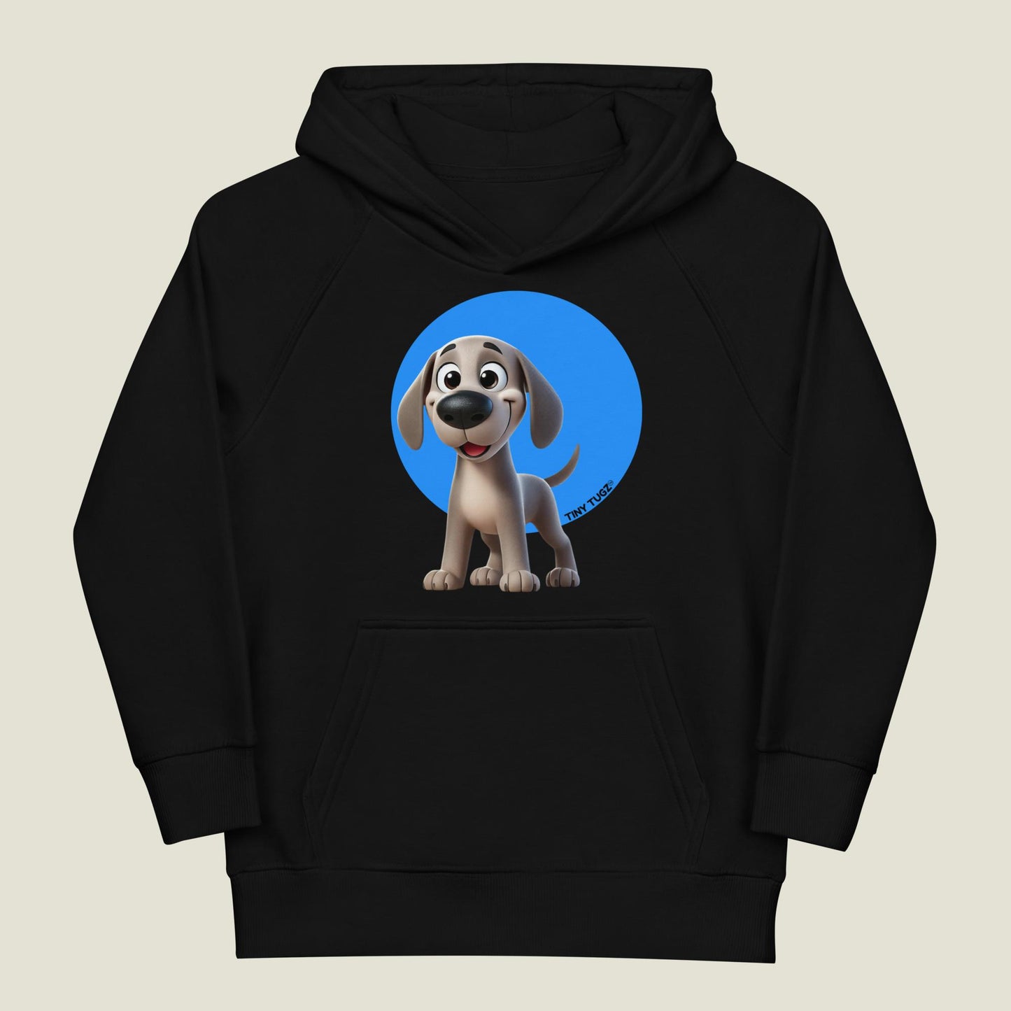 Mighty-Paws Great Dane Kids Organic Cotton Hoodie