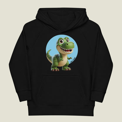 Chomp-Ready T-Rex Kids Organic Cotton Hoodie