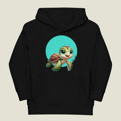 Shell-Tastic Turtle Kids Organic Cotton Hoodie