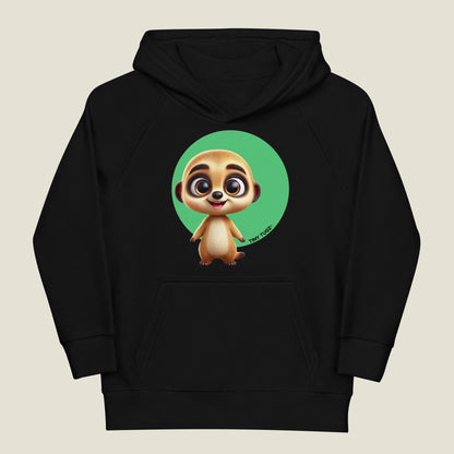 Quick-Paws Meerkat Kids Organic Cotton Hoodie