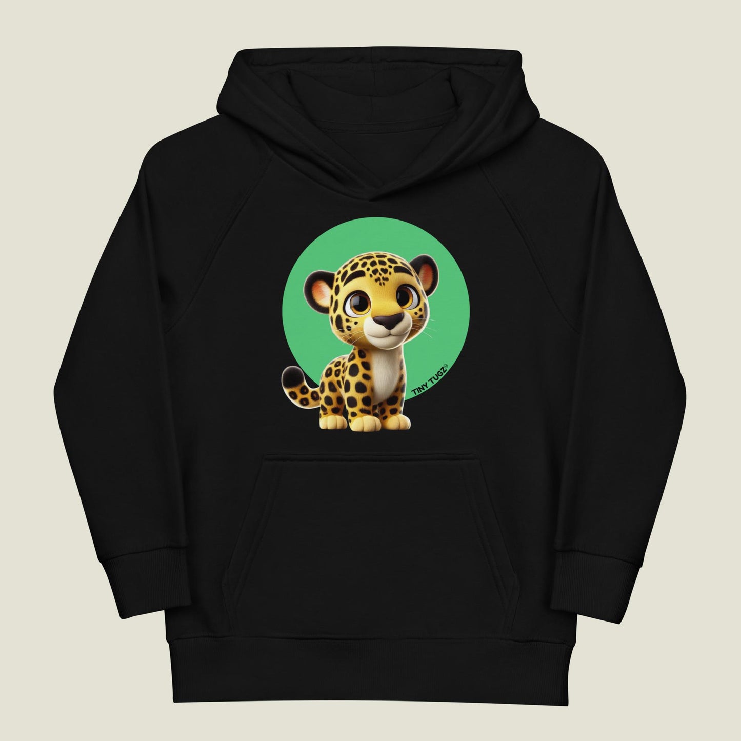 Silent-Stalker Jaguar Kids Organic Cotton Hoodie