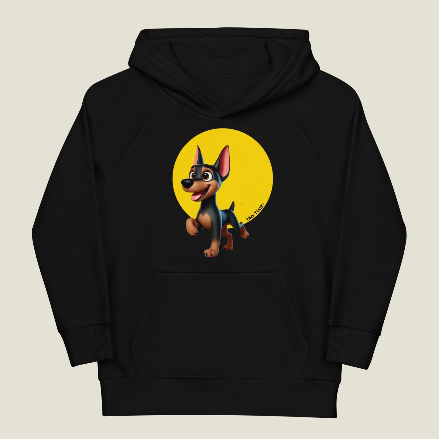 Fearless-Spirit Dobermann Kids Organic Cotton Hoodie