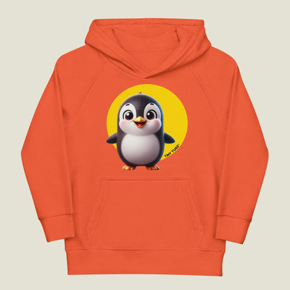 Frosty Penguin Kids Organic Cotton Hoodie