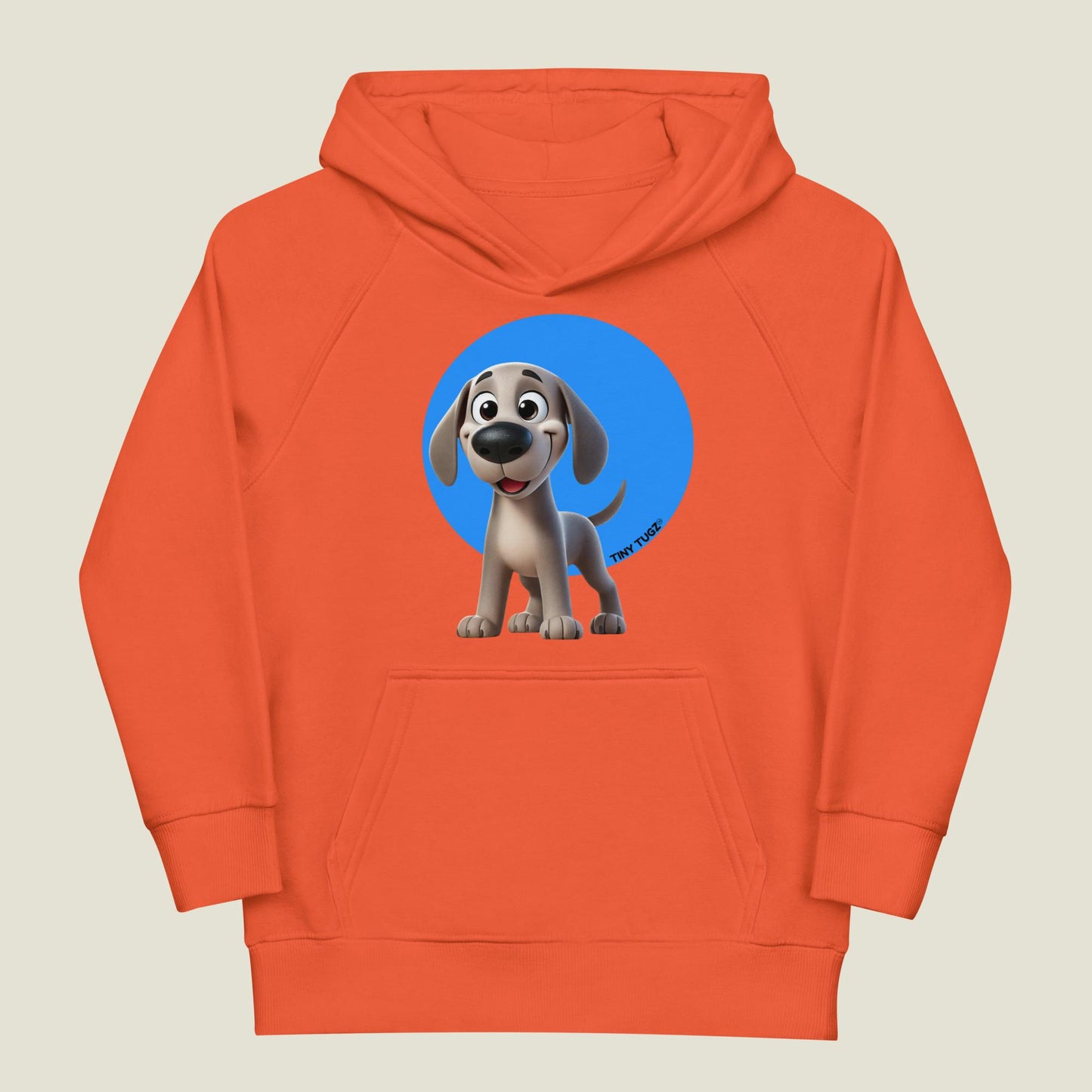 Mighty-Paws Great Dane Kids Organic Cotton Hoodie