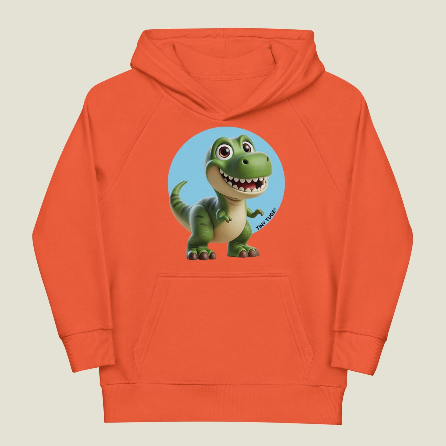 Chomp-Ready T-Rex Kids Organic Cotton Hoodie