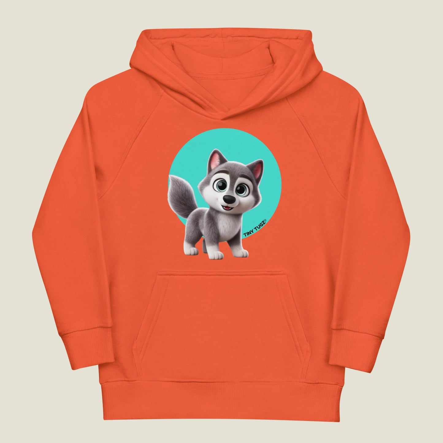 Howl-Strong Wolf Kids Organic Cotton Hoodie