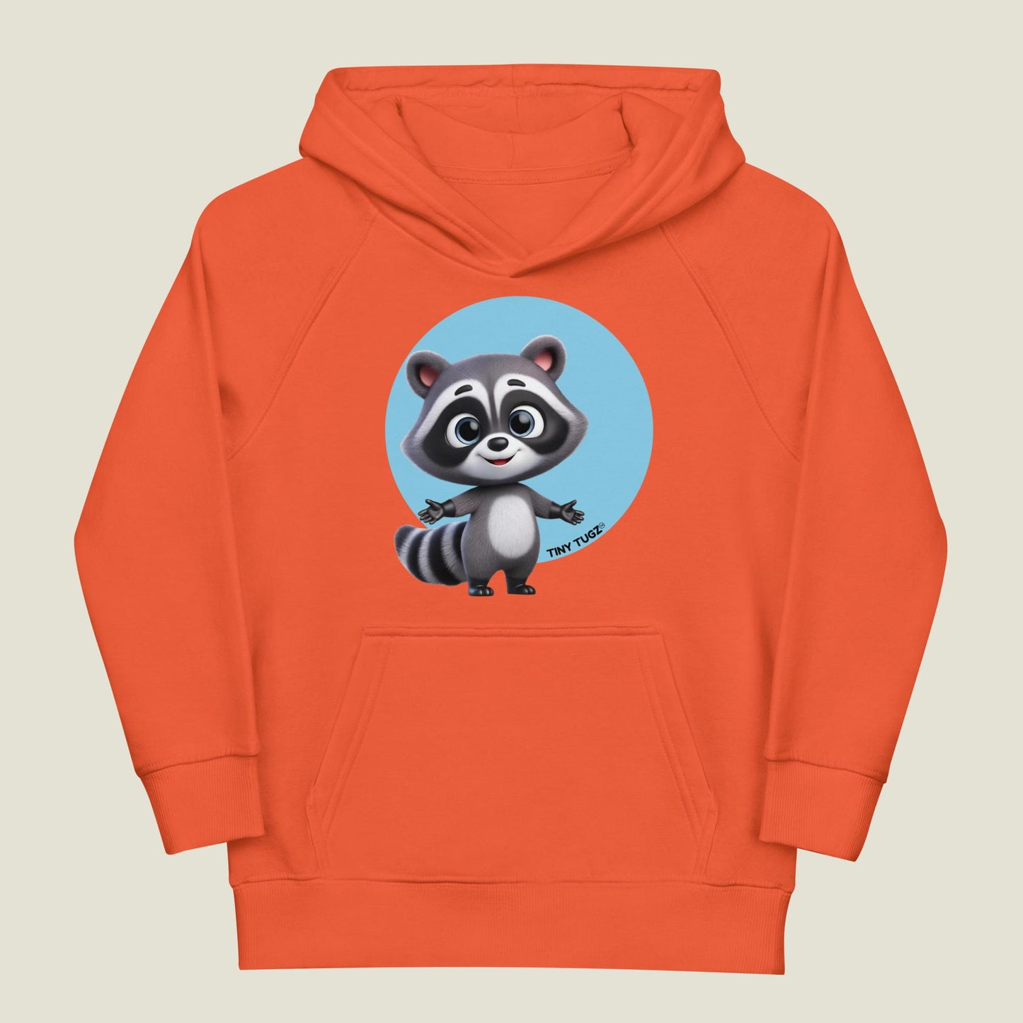 Mischief-Maker Raccoon Kids Organic Cotton Hoodie