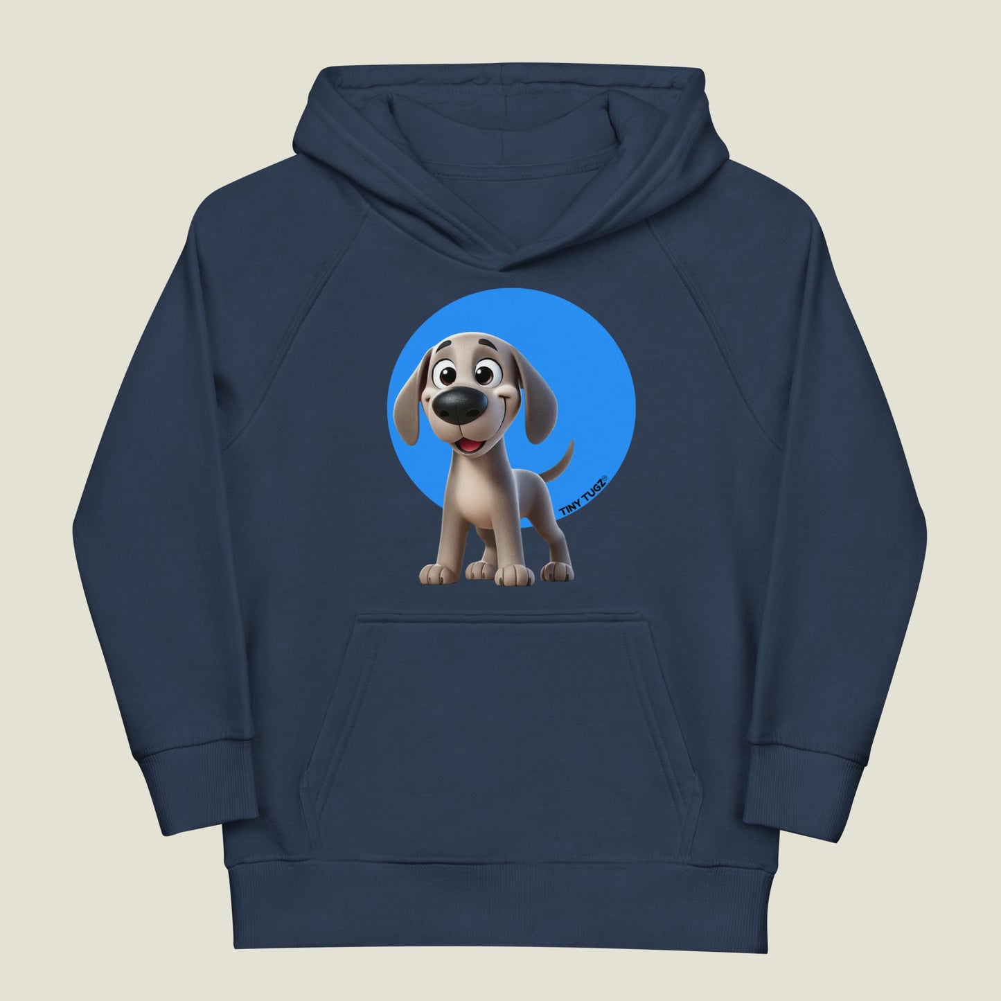 Mighty-Paws Great Dane Kids Organic Cotton Hoodie