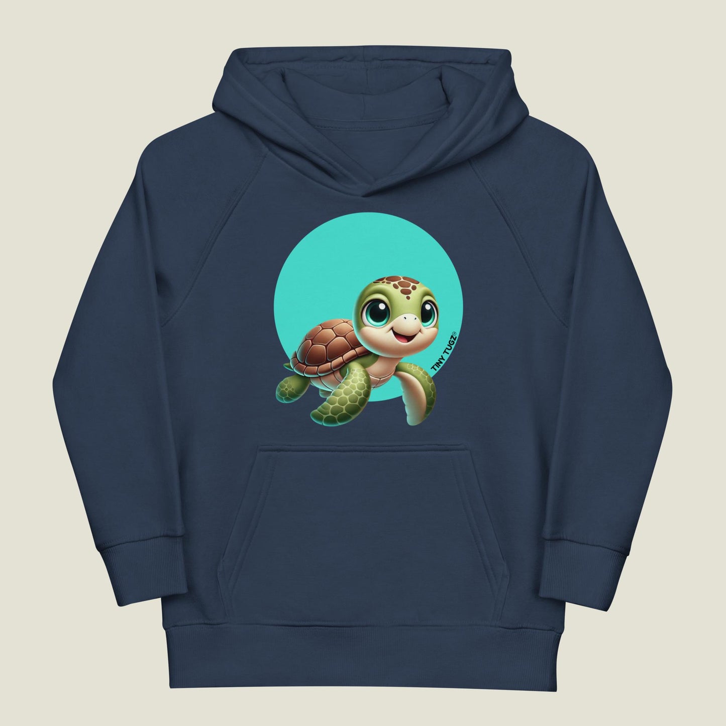 Shell-Tastic Turtle Kids Organic Cotton Hoodie