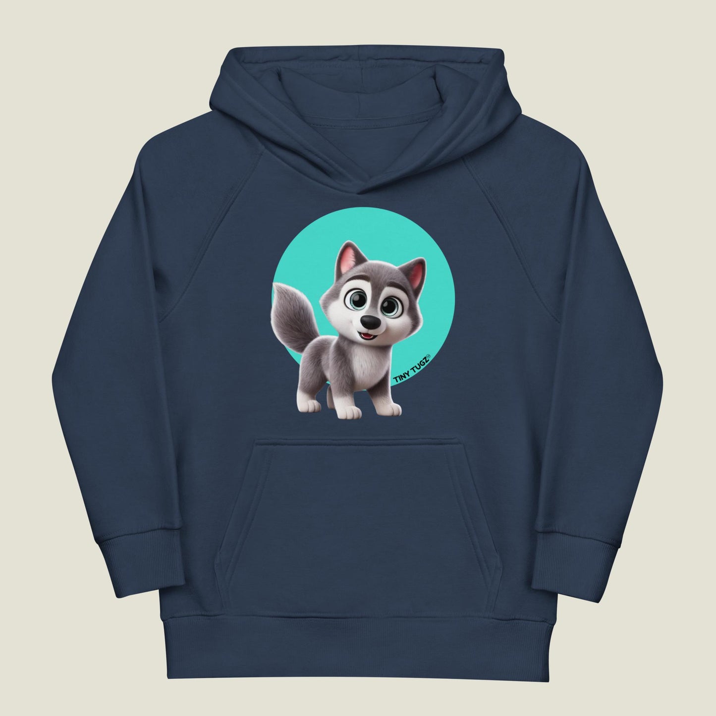 Howl-Strong Wolf Kids Organic Cotton Hoodie