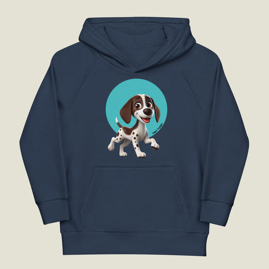 Quick-Paws German Shorthaired Pointer Kids Organic Cotton Hoodie