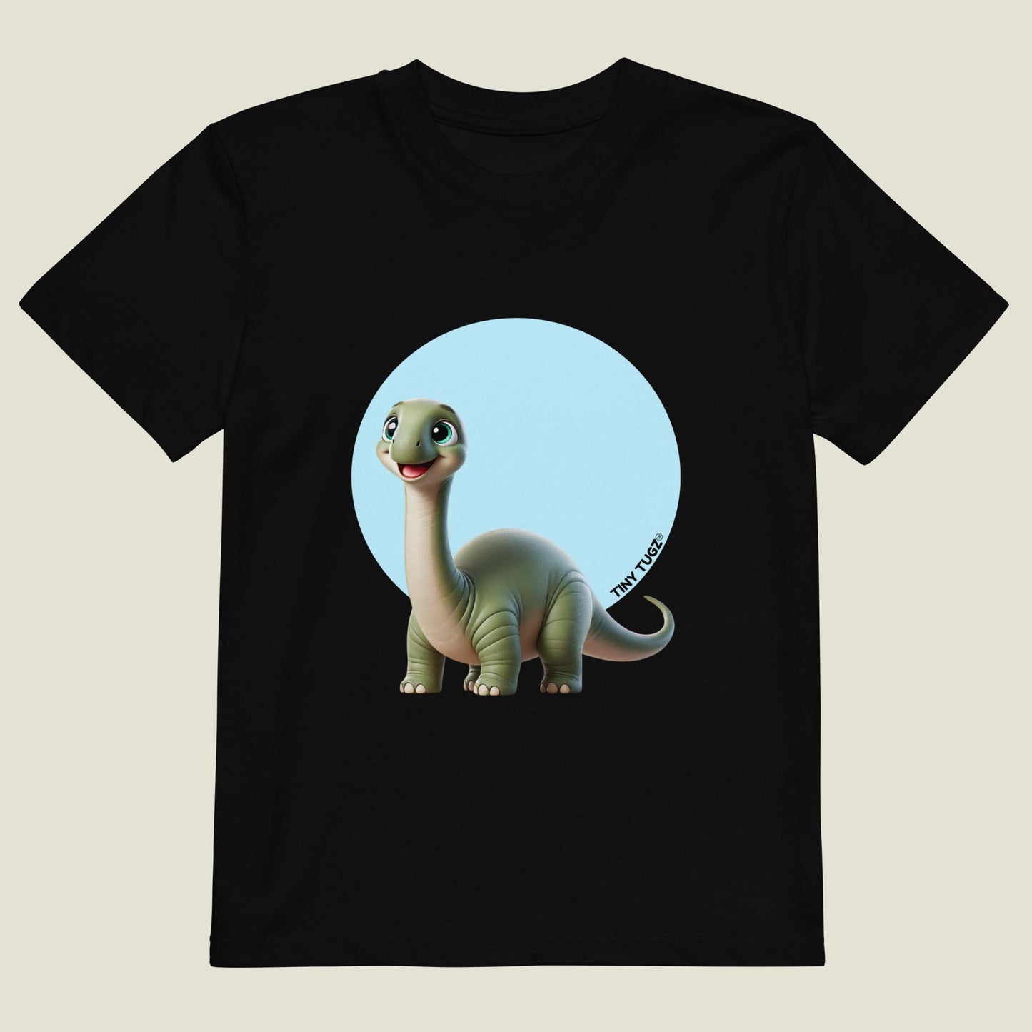 Sky-High Brachiosaurus Kids Organic Cotton T-shirt