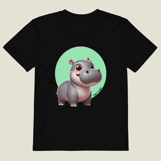 Big-Splash Hippo Organic Cotton T-shirt