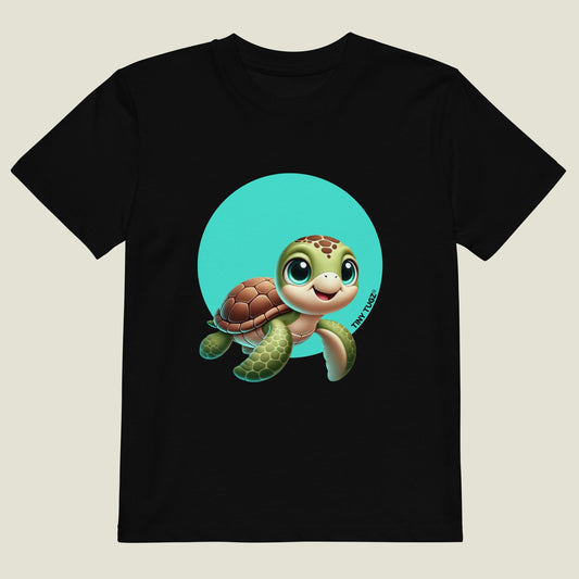 Shell-Tastic Turtle Kids Organic Cotton T-shirt