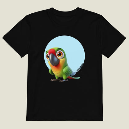 Chatter-Ready Parrot Organic Cotton T-shirt