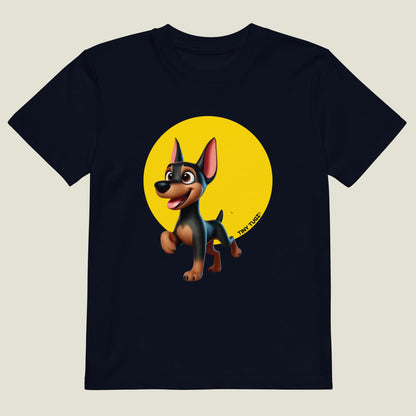 Fearless-Spirit Dobermann Organic Cotton T-shirt