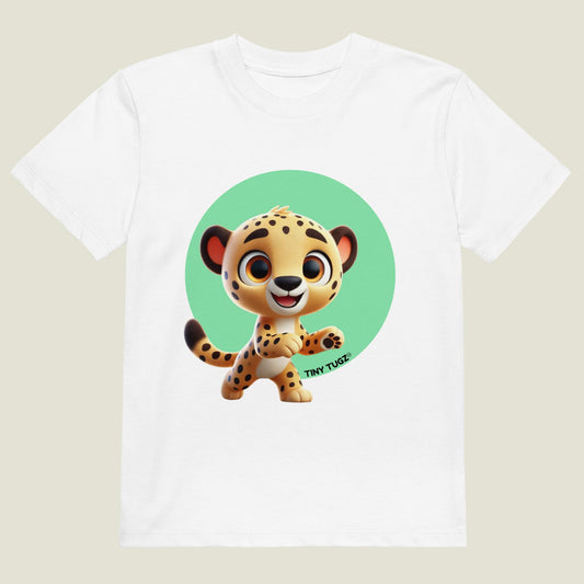 Fast-Paws Cheetah Kids Organic Cotton T-shirt