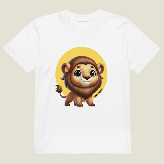 King-of-the-Jungle Lion Kids Organic Cotton T-shirt