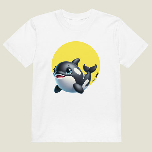 Ocean-Wild Killer Whale Organic Cotton T-shirt