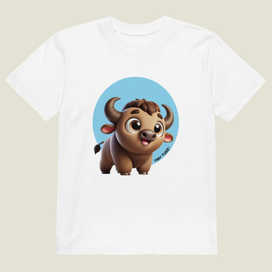 Stampede-Ready Buffalo Kids Organic Cotton T-shirt