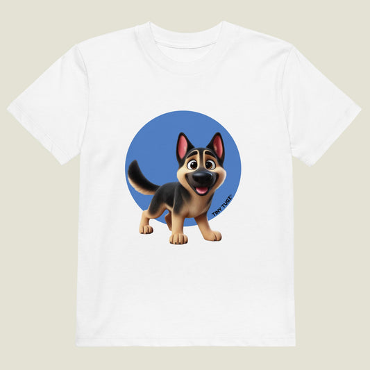 Brave-Heart German Shepherd Organic Cotton T-shirt