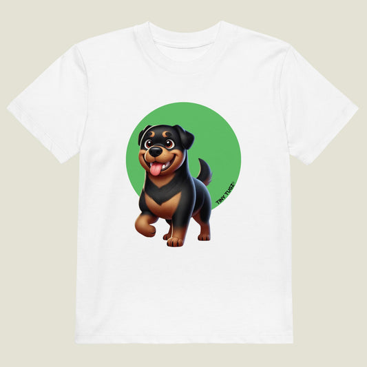 Fearless-Heart Rottweiler Organic Cotton T-shirt