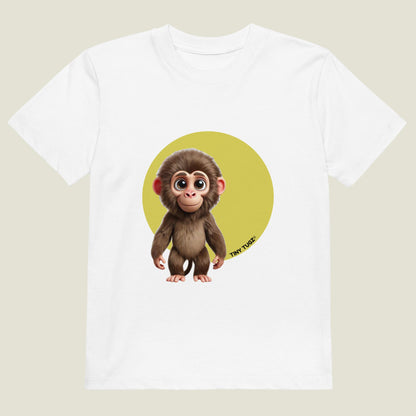 Bold-and-Wild Baboon Organic Cotton T-shirt